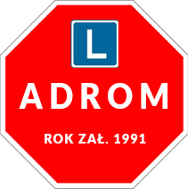 Logo Szkoły jazdy Adrom